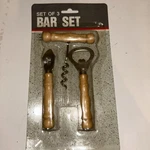 Set Three Bar With Wooden Handles. Fixed Price $12.99.