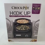 Crock Pot Hook Up 2 Qt. Ovals Slow Cooker Connectable Unit SCCPMD1-CH. Fixed Price $98.96.