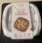 Bentgo Salad Stackable Lunch Container With Large 54OZ Bowl, 4-COMPARTMENT. Fixed Price $11.99.