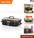 New Magnifique 4-QUART Slow Cooker With Casserole Manual Warm Setting Perf.... Fixed Price $96.99.