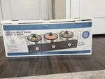 Frigidaire ESC3105SS 2.5-QUART Three Pot Slow Cooker. Fixed Price $60.47.
