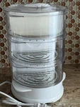 Wolfgang Puck Rapid 3-TIER Food Steamer BERFS010 White Assembled Nwob $64.99. Fixed Price $64.99.