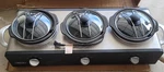 Bella Sensio Model 63150B Triple Slow Cooker Warm Crock Pot. Fixed Price $45.99.