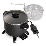 Presto 1.75 Quart Kitchen Kettle Multi-cooker, Steamer And Deep Fryer 06006. Fixed Price $39.00.