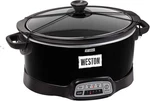 Weston 7 Qt Programmable Slow Cooker W/ Latch Strap. Fixed Price $50.00.