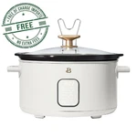 Big Sale! Beautiful 6 Qt Programmable Slow Cooker, White Icing By Drew Barrymore. Fixed Price $44.99.