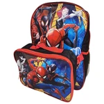 Ruz Spiderman Boys School 16" Backpack With Detachable Lunch Bag Kit (A29848). Fixed Price $24.99.