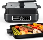 7.5-QUART Extra-large Slow Cooker & Non-stick Electric Skillet Combo. Fixed Price $143.99.