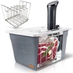Eske Insulated Sous Vide Container With Lid & Rack Neoprene, 12-QUART. Fixed Price $86.10.