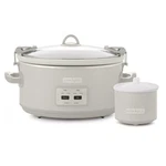 Crock-pot 7 Quart And Carry Slow Cooker W/touch Control,mushroom(for Parts). Fixed Price $34.42.