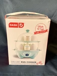 Electric Rapid Egg Cooker By Dash, 6 Capacity, Brand New W/accessories Nib. Fixed Price $19.02.