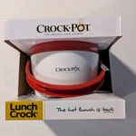 Crock-pot Lunch SCCPLC200-R Portable Food Warmer Red/white Dishwasher Safe. Fixed Price $18.99.