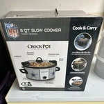 Crock-pot Qt & Carry Slow Cooker Dallas Cowboys SCCPNFL600-DC. Fixed Price $39.99.