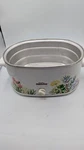 Vintage Rival 3755 Crock Pot 5.5 Quarts Slow Cooker Floral Green - Base Only. Fixed Price $29.00.