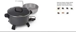 Presto 06009 10-QUART Kitchen Kettle Xl Steamer Multi-cooker, Black Macy Item. Fixed Price $75.00.