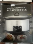 Complete Cuisine CC-SL-6000-SS 6-QUART Oval Stainless-steel Slow Cooker. Fixed Price $27.99.