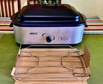 Vintage Nesco 18 Qt 4808-14 Roaster Oven Slow Cook, Roast, Bake, Euc. Fixed Price $80.00.