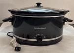 Hamilton Beach SC38 Slow Cooker, Extra-large Capacity, Qt. Model 33185. Fixed Price $34.99.