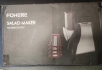 Fohere Electric Cheese Grater Salad Maker, Slicer Shredder For Home .... Fixed Price $27.20.