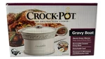 Crock Pot Ceramic Boat Electric Gravy/syrup Warmer SCCPVG000 2.25 Cup New. Fixed Price $18.99.