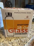 Brieftons 18 Oz Glass Water Bottles - Set Of 6. Fixed Price $23.49.
