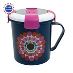 French Bull 23 Oz Soup Mug With Handle Vented Lid Food Storage Grip Leak Proof. Fixed Price $20.00.