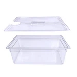 Welkor 26 Qt Large Sous Vide Container With Lid, No Rack, Transparent. Fixed Price $128.93.