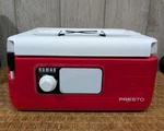 Presto Nomad 6-QUART Traveling Slow Cooker Portable Locking Lid Open Box. Fixed Price $59.99.