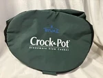 Rival Crock Pot Stoneware Slow Cooker Insulated Oval Carry Bag (8319D-5070). Fixed Price $19.99.