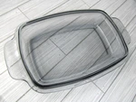 West Bend Slow Cooker Glass Replacement Lid Only Cover Smokey Blue 4 6 Qt Vtg R3. Fixed Price $20.90.