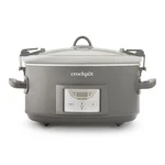 Bestseller! Crock-pot Programmable 7-QUART And Carry Slow Cooker, Grey, New. Fixed Price $59.79.