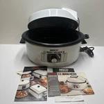 Nesco Roast-air Oven 6 Qt Electric Roaster Convection Countertop Complete. Fixed Price $35.99.