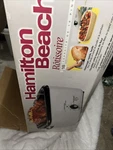 Vintage Hamilton Beach Automatic Roaster Oven Qt Model 32180 Rare New Box. Fixed Price $199.99.