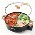 Funpot Twin Compartment Hot 6L 1350W Temperature Control Divider. Fixed Price $89.99.