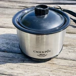 Rival Crock-pot Little Dipper Mini SC30 Slow Cooker 32041-C Chrome W/lid. Fixed Price $15.49.