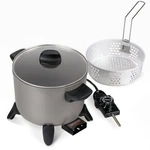 Presto Kitchen Kettle Ceramic Deep Fryer Multi-cooker. Fixed Price $42.21.