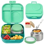 Bosedsang Bento Lunch Box With 12OZ Soup THERMO,4 Compartments Contain. Fixed Price $44.99.