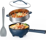 Autucu T1SNA 3-QUART Electric Hot Pot Deep Blue Non-stick Multi-cooker For Home. Fixed Price $79.00.