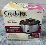 Rival Crock-pot 33511 Qt Slow Cooker Open Box Little Dipper Not Included. Fixed Price $29.98.
