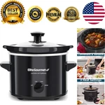 Electric Slow Cooker 2 Qt With Dishwasher Safe Lid - Meal Prep Made Easy. Fixed Price $37.99.