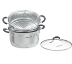 Sunhouse 2-TIER 3.1 Qt Stainless Steel Steamer Pot With Lid. Fixed Price $39.99.