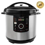 Megachef 12 Quart Steel Digital Pressure Cooker With 15 Presets And Glass Lid. Fixed Price $212.99.