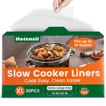 Hotensil 14"X22" Slow Cooker Liners 30 Count, Large 6-10QT, Bpa Free. Fixed Price $31.98.