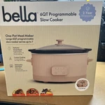 Brand New! Bella 6QT Programmable Slow Cooker. Fixed Price $39.99.