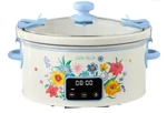 Pioneer Woman Brilliant Blooms 6 Quart Slow Cooker Crock Pot Locking Lid. Fixed Price $84.80.