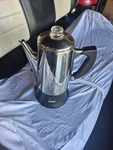 Apoxcon Electric Coffee Percolator Stainless Steel Maker. Fixed Price $50.00.