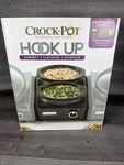 Crock-pot Hook Up Double Oval Connectable 2 1-QUART Slow Cooker SCCPMD1-CH New. Fixed Price $45.00.