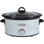 Brentwood SC-140W Scallop Pattern 4.5 Quart Slow Cooker In White. Fixed Price $68.21.