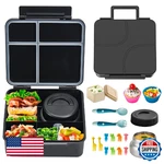 Jslove Bento Lunch Box With Leak Proof Thermos Food Jar For Kids, Con. Fixed Price $56.88.