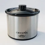 Crock-pot SCR-05-SC Little Dipper Slow Cooker Stainless Steel Easy Clean 35W. Fixed Price $15.00.